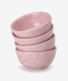 Bodhi House Reactive Ceramic Dining Bowl Set